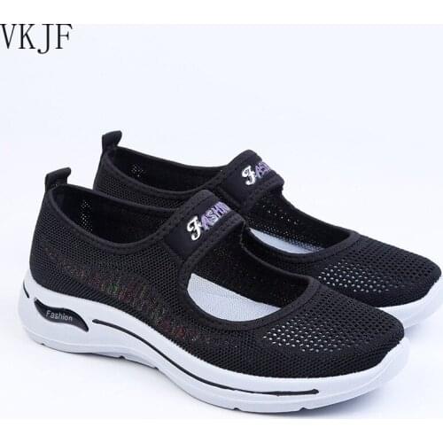 New Women Flats 2021 Spring Summer Ladies Mesh Flat Shoes Women Soft Breathable Sneakers Women Casual Shoes Zapatos Mujer
