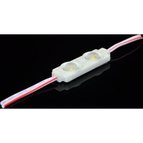 1000pcs 1W 2smd led module with injection len letter lightbox high brightness smd2835 outside backlight DC12v 49mmx14.8mmx7.2mm