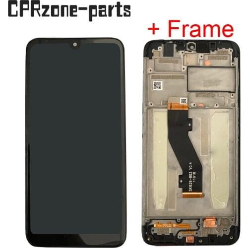 6.26" Black + Frame For NOKIA 3.2 TA-1154 TA-1156 TA-1159 TA-1164 LCD Display With Touch Screen Digitizer Sensor Panel Assembly