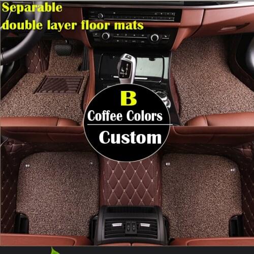 Free shipping!!! Luxury Double layer fabric car floor mats for Lexus GX470 5 Seats 2009-2003 waterproof carpets for GX 470 2005