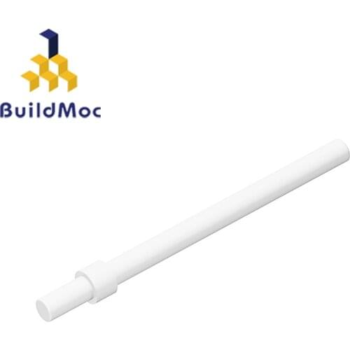 BuildMOC 63965 18274 Bar 6L with Stop Ring For Building Blocks Parts DIY LOGO Educational Creative g