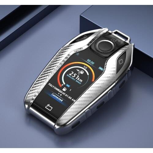 TPU Car Key Case For BMW 7 Series 730 740 6 Series GT 5 Series 530i X3 X5 X6 X7 Smart Touch Screen Display Key Protection Cover