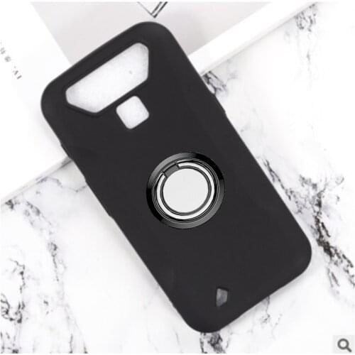 For Cubot Quest Lite Back Ring Holder Bracket Phone Case Cover Phone TPU Soft Silicone Cases for Cubot Quest Lite