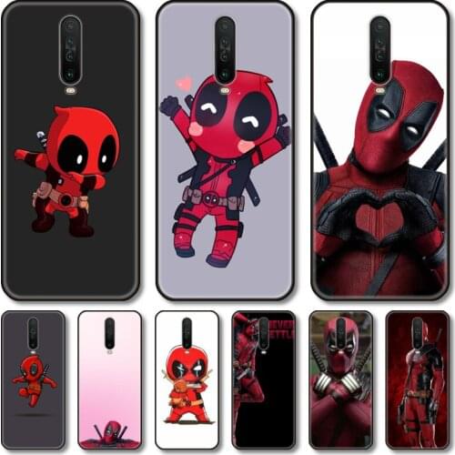 Cute hero Phone Case For Redmi Note 10 9 9A K40 8 7 A S C T GO PRO 5G Black Cover TPU