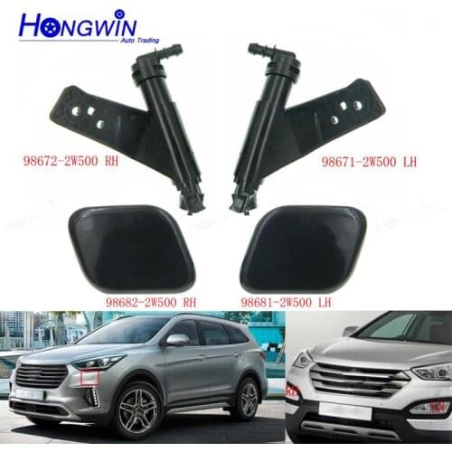 98671-2W500(LH)&98672-2W500(RH) Front Headlamp Washer Nozzle Cap Fits Hyundai Santa Fe DM Grand Fe 15-18 986712W500 986722W500