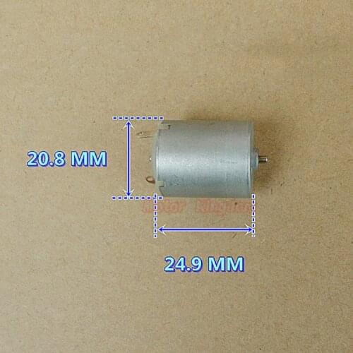DC 3V-5V Strong Vibration Mini Round 20mm Cylindrical Vibrating Vibration Motor built-in Vibrator DIY Massager Model