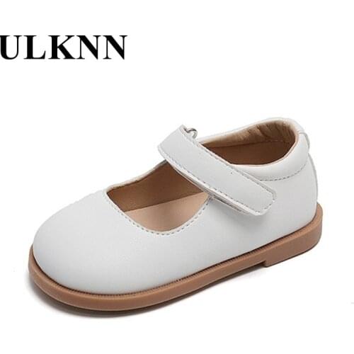 ULKNN 4 Color Child Baby Leather Shoes New Spring And Summer 2021 Girls Fashion And Lovely Princess Shoes Leather Shoes kids