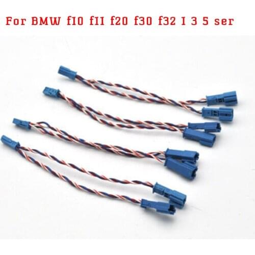 For BMW F10 F11 F20 F30 F32 1 3 5 Ser SPEAKER ADAPTER PLUGS CABLE Y Splitter
