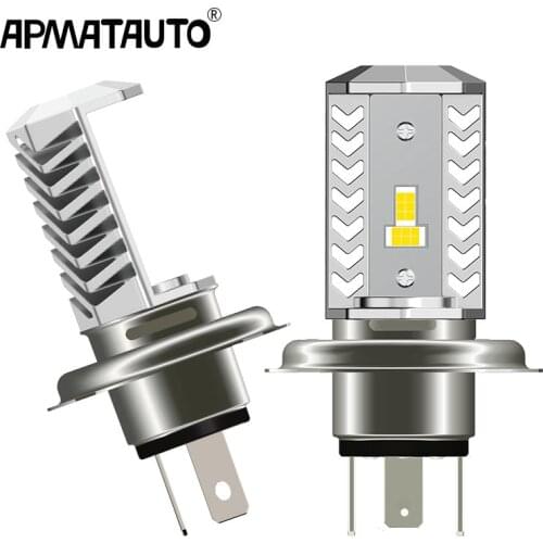 1pcs Motorcycle Headlight H4 9003 Led 1600LM Motorbike Light 15W Super White 6000K Moped Scooter Outdoor Lighting Hi-Lo lights