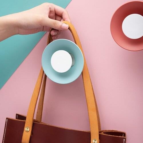 Horn-shaped Hook Colorful Free Punching Door Without Trace Nail Small Hook Clothes Hook Mounted Wall Hook Wall Hooks Decorative