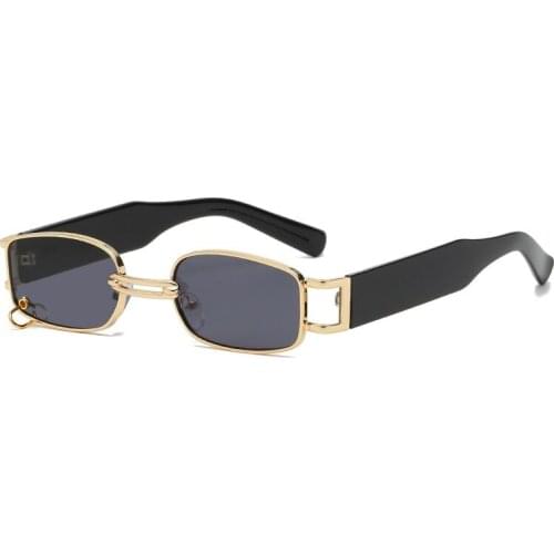 Small Rectangle Women Luxury Sunglasses Ins Popular Fashion Brand Designer Vintage Punk Men Sun Glasses Shades UV400 Oculos