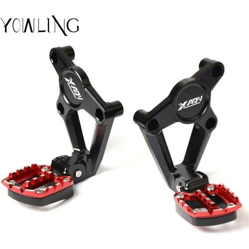 Motorcycle accessories Foot Rests Foot pegs for Honda X-ADV X ADV 750 2017-2018 Rear Passenger Bracket Toe Pegs Toepegs Pedals