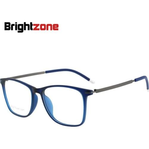 Brightzone TR90 Metal Prescription Eye Glasses Myopia Optical Clear Anti Blue Ray Reading Computer Eyewear For Men Gafas De