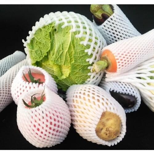 50PCS Foam Net Sleeve Set Pocket Shockproof Protection Transport Packing Vegetable Fruit Wine Bottle Fragile Items Protection