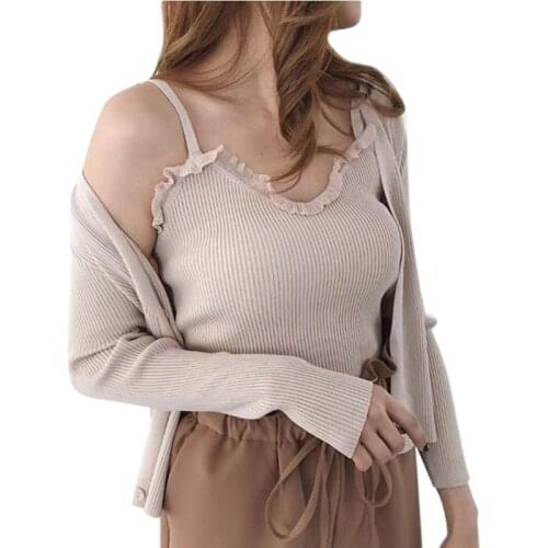 Solid Sexy Tank Tops Women Wooden Ear Wrapped Chest Slim Basic Top Streetwear Sleeveless Camis Cool Girls Tee Camisole Femme