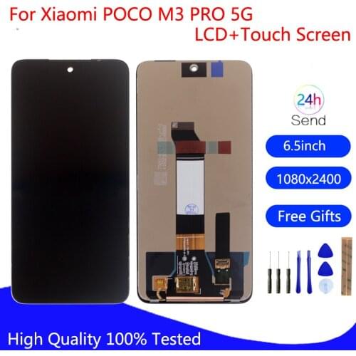 Original For Xiaomi POCO M3 PRO 5G LCD Screen Display Touch Digitizer For Pocophone M3 Pro Screen LCD Display Phone Parts