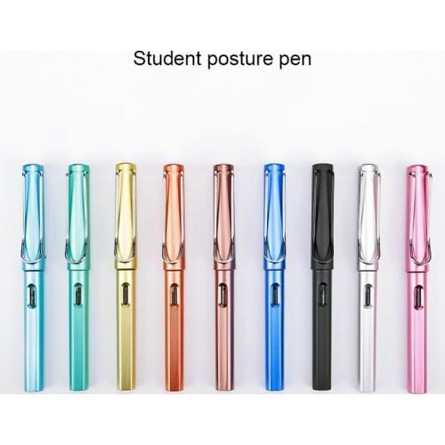 Fountain Pen Colorful Extra Fine Nib 0.38mm/0.5mm Metal Pen Gift School Office Stationery JR Deals