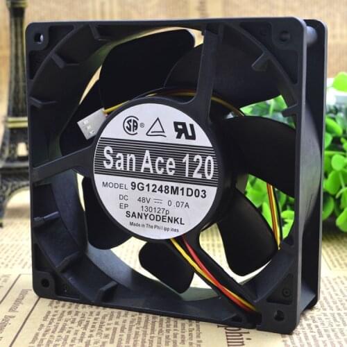 FOR Original Japanese Sanyo SAN ACE 120 9G1248M1D03 12038 48V 0.07A Industrial Fan