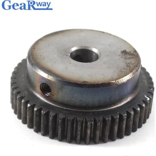 Metal Gear Wheel 1Module 44T 45Steel Rc Super Pinion Gears Wheel 6/8/10/12mm Bore 1 Mould 44Teeth Metal Gear for Motor