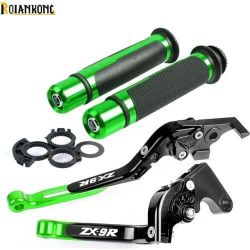 ZX9 R LOGO Motorcycle Brakes Aliuminum Adjustable Clutch Brake Lever Handle bars For Kawasaki ZX9R ZX-9R 2000 2001 2002 2003