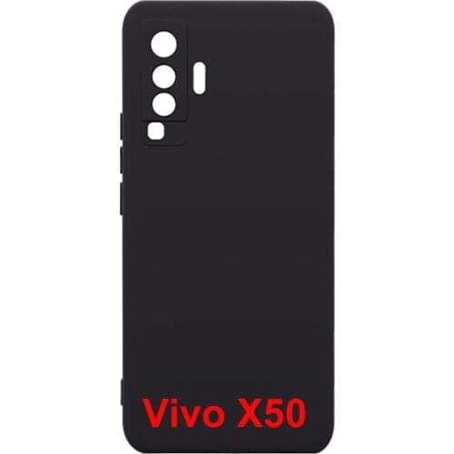 Silicon Cover For Vivo X50 V2001A Case Soft TPU Matte Black Protector Phone Shell For VIVO X50 Protective Bumper Cover Coque
