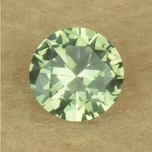 3~12mm 149# Light Green Synthetic Spinel Stone Round Shape Brilliant Cut Lab Created Spinel Gems For Jewelry Making