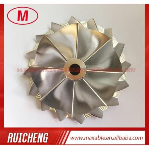 T04B 54.10/69.96mm 8+8 blades high performance turbo billet/milling/aluminum 2618 compressor wheel