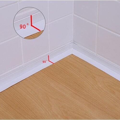 Toilet Edge Waterproof Sticker Toilet Adhesive Floor Mat Sticker Anti-mold Sealing Strip Beautiful Seam Base U-shaped Edge Floor