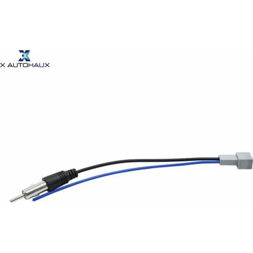 X Autohaux DC 12V Car Female Radio Antenna Aerial Adapter Plug Cable Wire Harness for Mazda