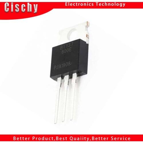 10pcs BT137-800E TO220 BT137-800 TO-220 BT138 Triacs sensitive gate new and original