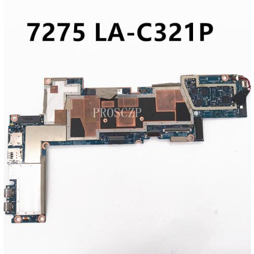 Free shipping For 7275 Laptop motherboard AAE00 LA-C321P working well