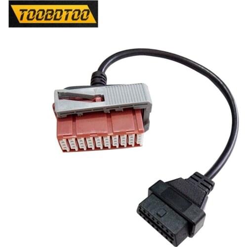 PSA 30PIN Cable to 16 pin OBD2 Diagnostic Tool For PP2000 Lexia-3 Especailly For Old Citroen Cars 30PIN PSA OBD2 Connector Cable