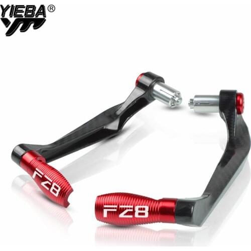 For Yamaha FZ8 FZ 8 With logo 2015 2016 2017 2018 2019 Carbon Fiber Aluminum Motorcycle Brake Clutch Levers Protection Guard