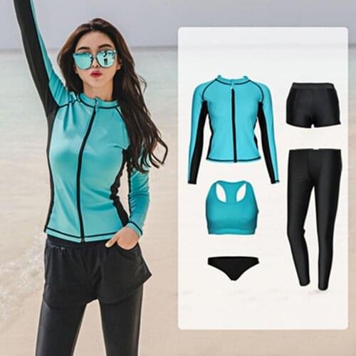65% Dropshipping!!Womens diving suit, swimsuit, suit, long-sleeved top, vest, briefs, boxer briefs