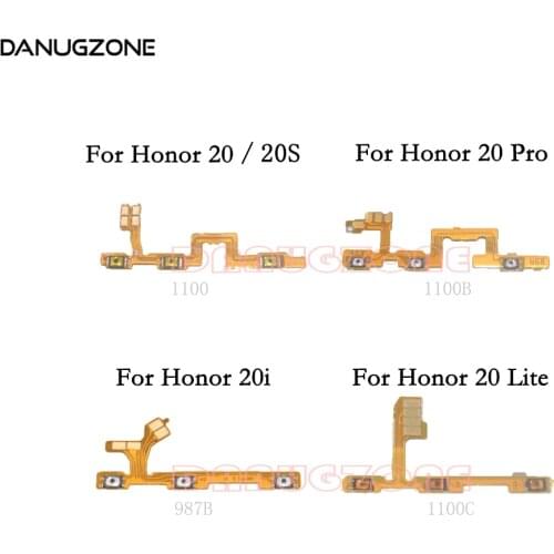 Power Button Switch Volume Button Mute On / Off Flex Cable For Huawei Honor 20 Lite / 20S 20i 20 Pro