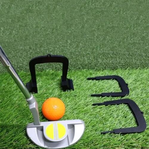 Golf aluminum alloy putter door High-strength, impact-resistant and wear-resistant, aligning training equipment, indoor/outdoor