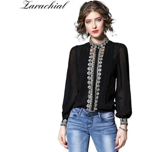 HAMALIEL Black And White Blouses