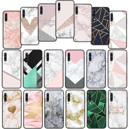 Granite Marble Texture Soft Cover Case for Samsung Galaxy A11 A21 A21S A41 A51 A71 A81 A91 M11 M21 M31 M31S