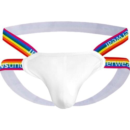 New!! 3 Color Men Underwear Sexy Jockstrap Men Thong Cotton Gay Jockstrap Comfortable Underpants Breathable Soft High Quality