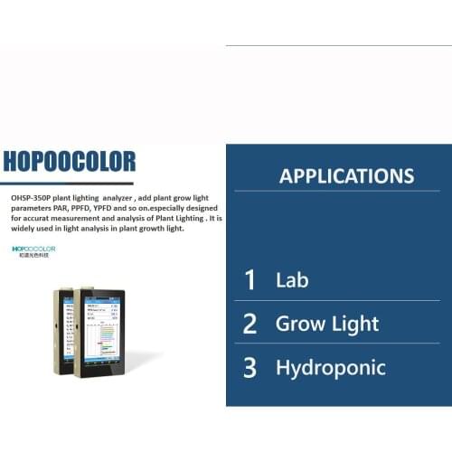 OHSP350P 350-800nm PPFD PAR YPFD Tester CCD Spectrometer for Hydroponic Greenhouse