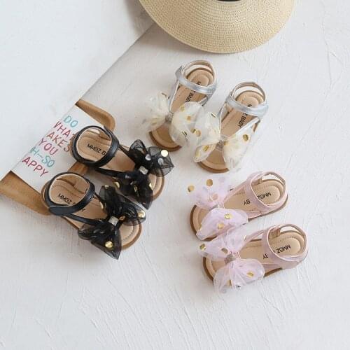 Baby Girl Sandals Casual Summer Princess Sandals Children Girl Beach Shoes Cute Student Footwear SMG204