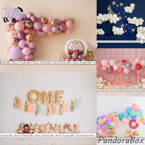 1.5x2 M Newborn Photography Balloon Backdrops Fabric Infant Baby Birthday Picture Photo Shoot Banner Foldable Background Blanket