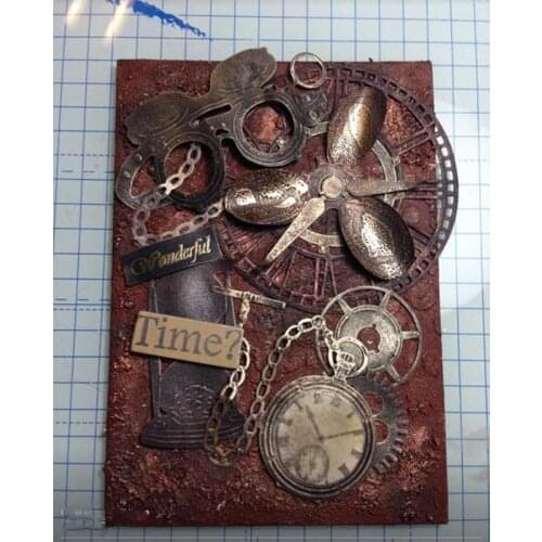 Traveller Goggle Voyage Metal Cutting Dies for DIY Scrapbooking Paper Cards Making Decorative Crafts Supplies 2019 New Diecuts