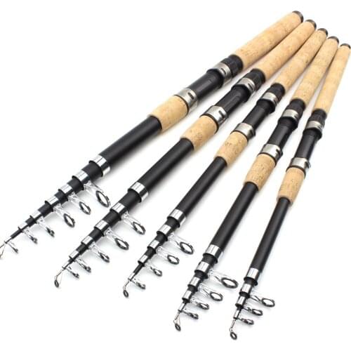 Fishing Rods 2.1m 2.4m 3.0m 3.6m strong Telescopic Fishing Rod Carbon Fiber Hand Pole for Carp Fishing Spinning Fish Rod