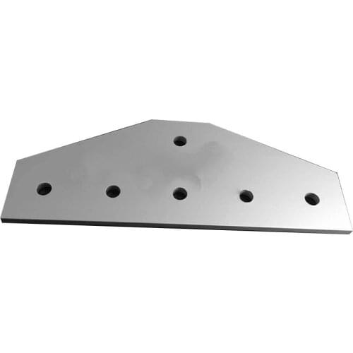 1pcs T type 90 Degree Joint Board Plate Corner Angle Bracket Connection for Aluminum Profile 3030/4040 30x30/40x40 with 6 holes