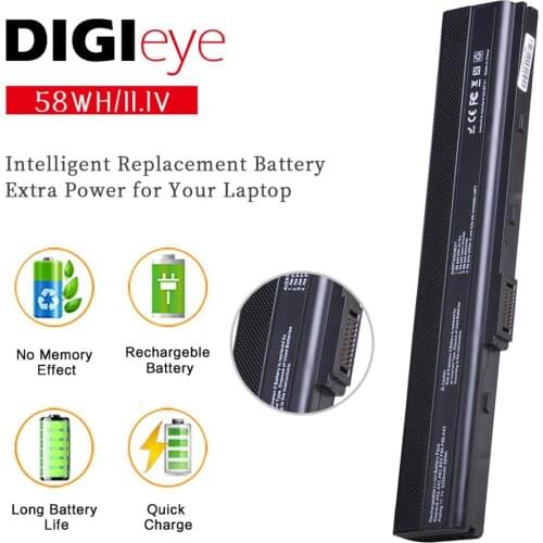 5200mAh laptop battery for ASUS K42J K42F K42JR K42D K42JC K42JF K42JB K52 K52D K52DE K52DR K52DY K52EQ K52JT K52F K52J X52SG