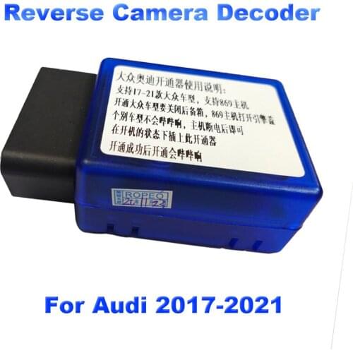 Car Accessories For Audi A3/A4 2017-2021 MIB PQ MQB Display Reverse Camera Decoder Switch Device OBD Image Activator