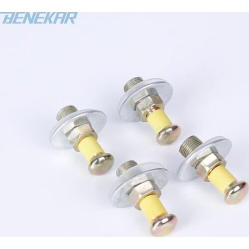 Benekar 4Pcs/set Door Latch Striker Pin For AUDI VW Scirocco Jetta Golf MK2 Passat B3 B4