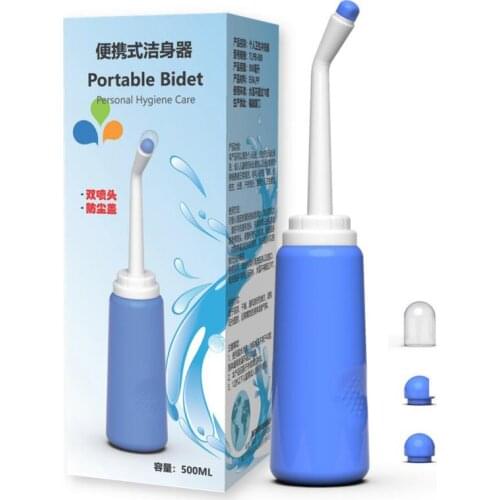 500ML Portable Bidet Hand Held Washing Pregnant Home Sprayer Toilet Bidet Travel Personal Cleaner Handheld Washing Pregnant