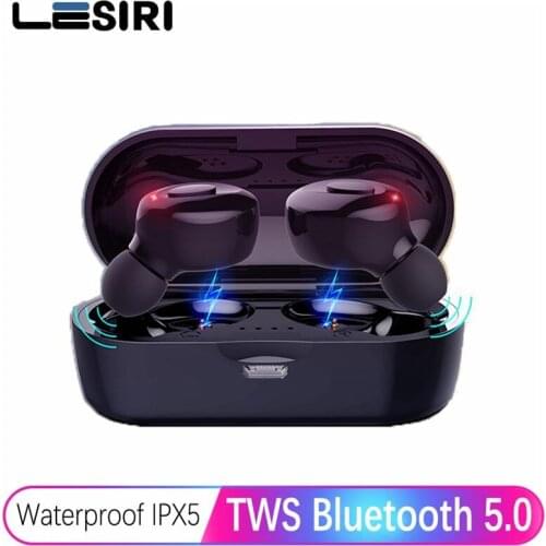 Bluetooth Earphones True Wireless Headphones TWS 5.0 In-Ear Earbuds IPX5 Waterproof Mini Headset 3D Stereo Sound Sport Earpiece